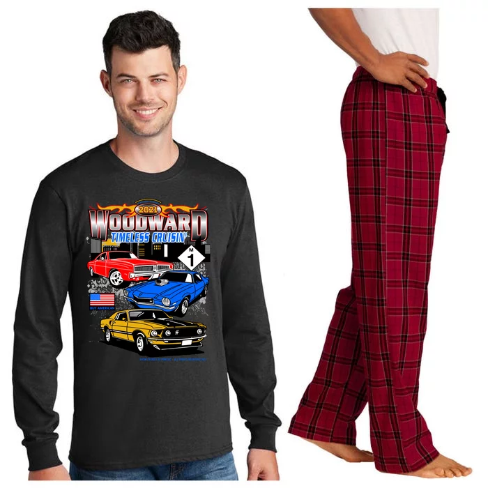 2021 Woodward Timeless Muscle Long Sleeve Pajama Set