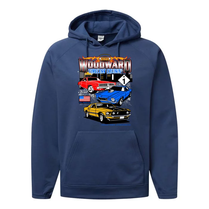 2021 Woodward Timeless Muscle Performance Fleece Hoodie