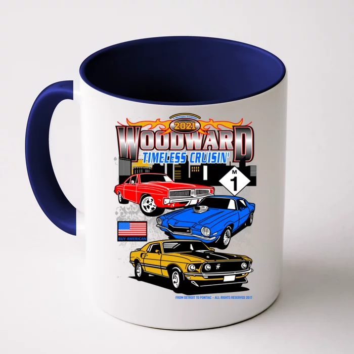 2021 Woodward Timeless Muscle Front & Back Coffee Mug