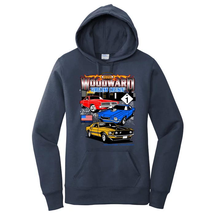 2021 Woodward Timeless Muscle Women's Pullover Hoodie