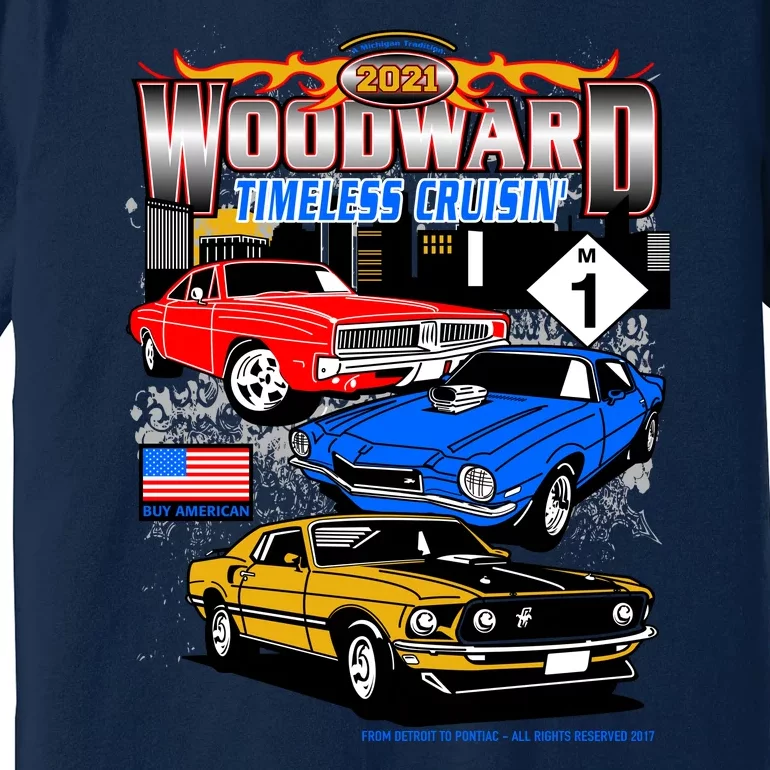 2021 Woodward Timeless Muscle Premium T-Shirt