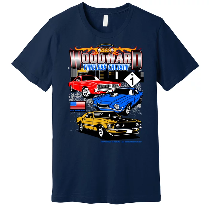 2021 Woodward Timeless Muscle Premium T-Shirt