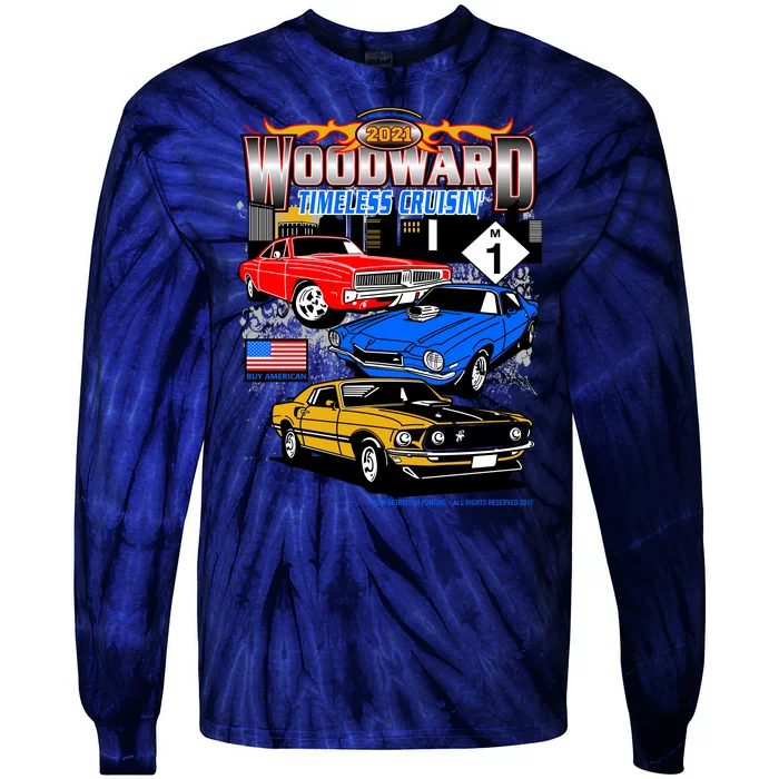 2021 Woodward Timeless Muscle Tie-Dye Long Sleeve Shirt