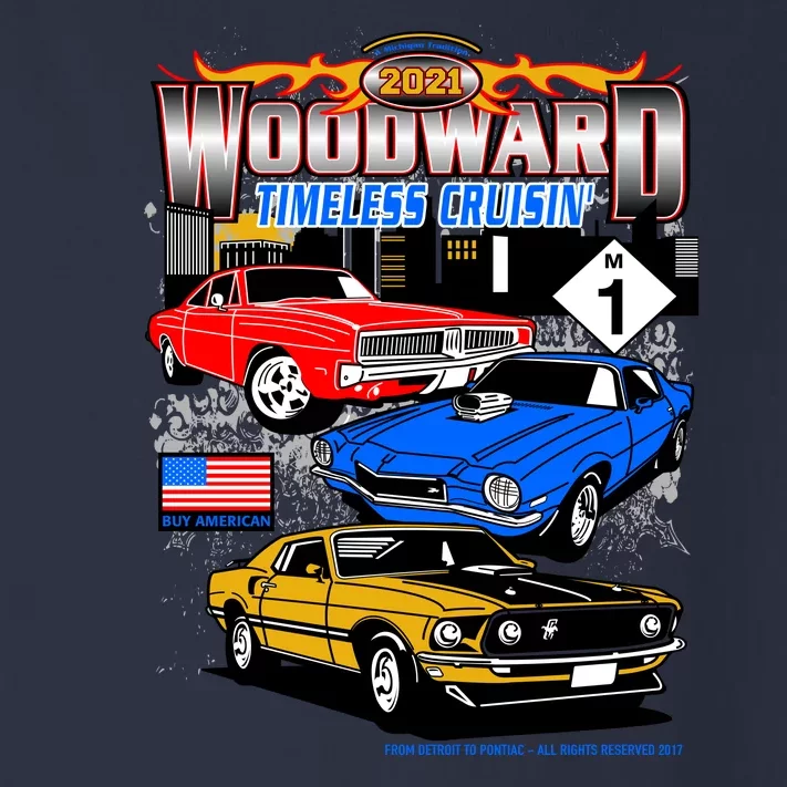 2021 Woodward Timeless Muscle Toddler Long Sleeve Shirt