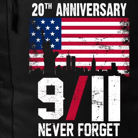 20th Anniversary Never Forget 9/11 September 11th Daily Commute Backpack