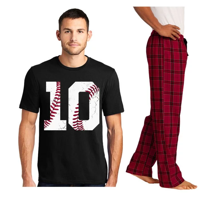 2013 10th Birthday Baseball Kids Ten 10 Tenth Gift Pajama Set