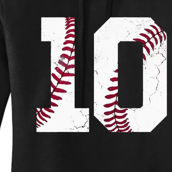 2013 10th Birthday Baseball Kids Ten 10 Tenth Gift Women's Pullover Hoodie