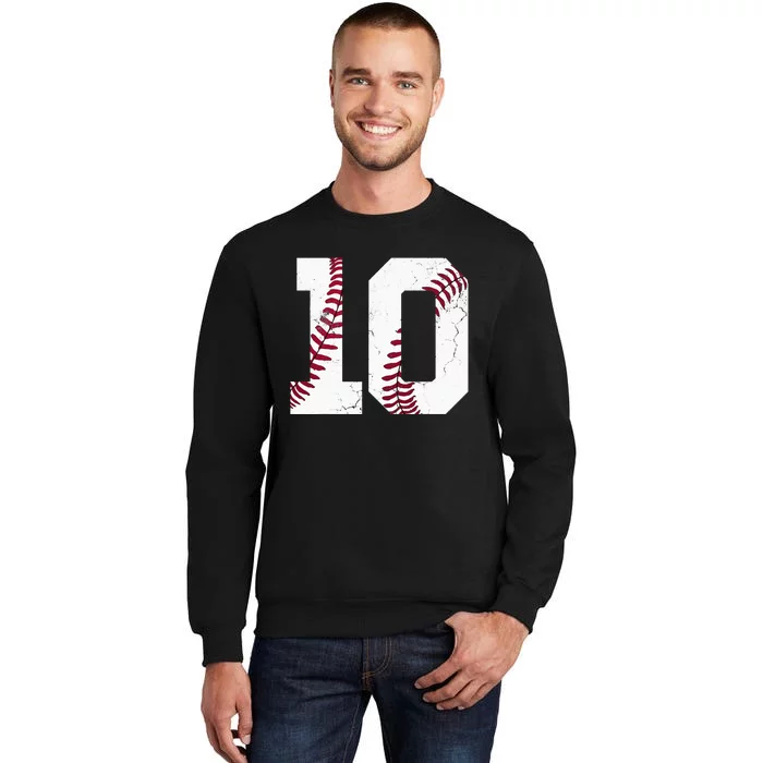 2013 10th Birthday Baseball Kids Ten 10 Tenth Gift Tall Sweatshirt