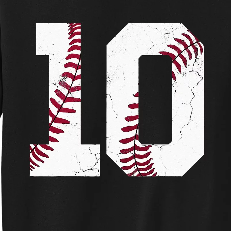 2013 10th Birthday Baseball Kids Ten 10 Tenth Gift Tall Sweatshirt