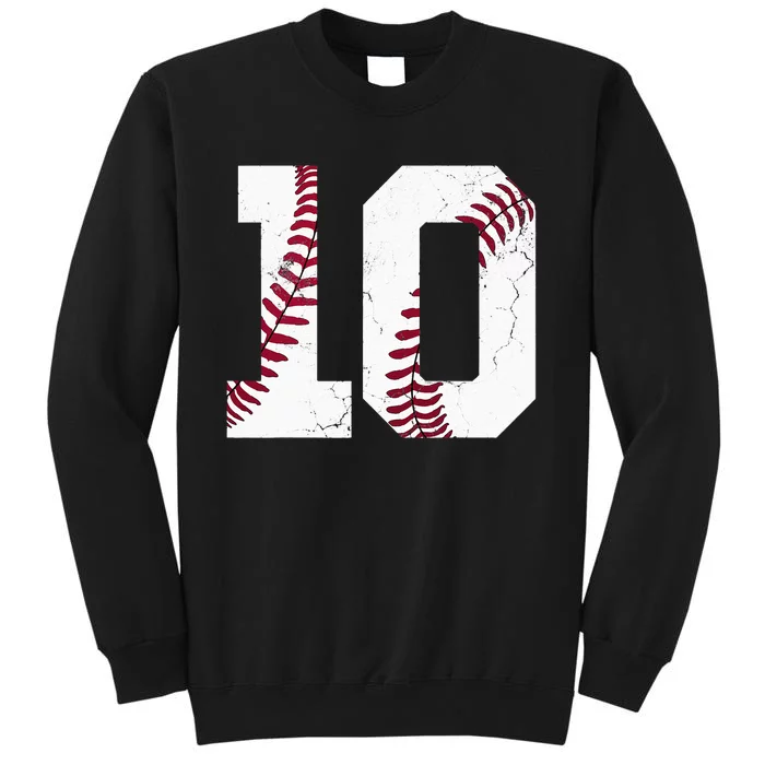 2013 10th Birthday Baseball Kids Ten 10 Tenth Gift Tall Sweatshirt