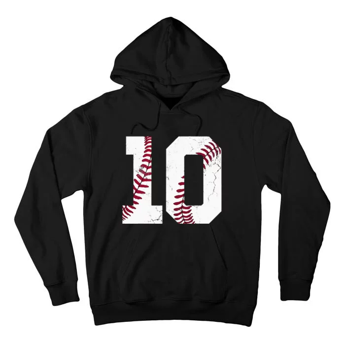 2013 10th Birthday Baseball Kids Ten 10 Tenth Gift Tall Hoodie