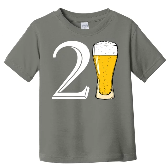 21st Birthday Funny Beer Toddler T-Shirt