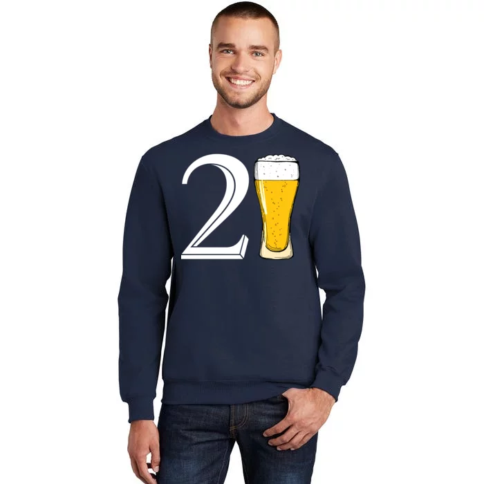 21st Birthday Funny Beer Sweatshirt