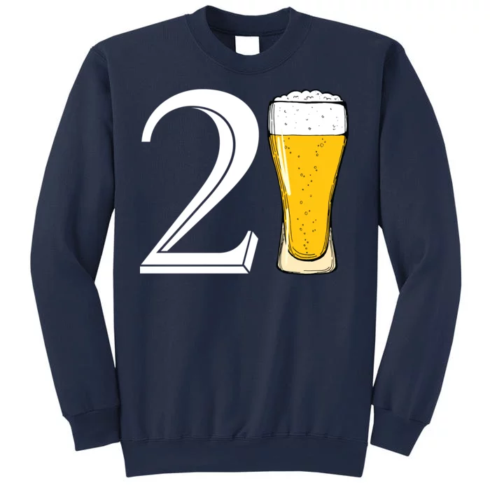 21st Birthday Funny Beer Sweatshirt