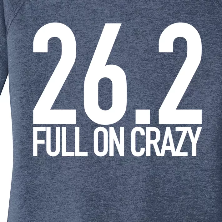 26 2 Miles Full On Crazy Marathon Gift Women's Perfect Tri Tunic Long Sleeve Shirt