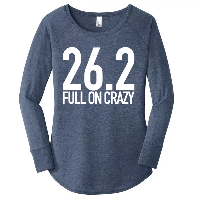 26 2 Miles Full On Crazy Marathon Gift Women's Perfect Tri Tunic Long Sleeve Shirt