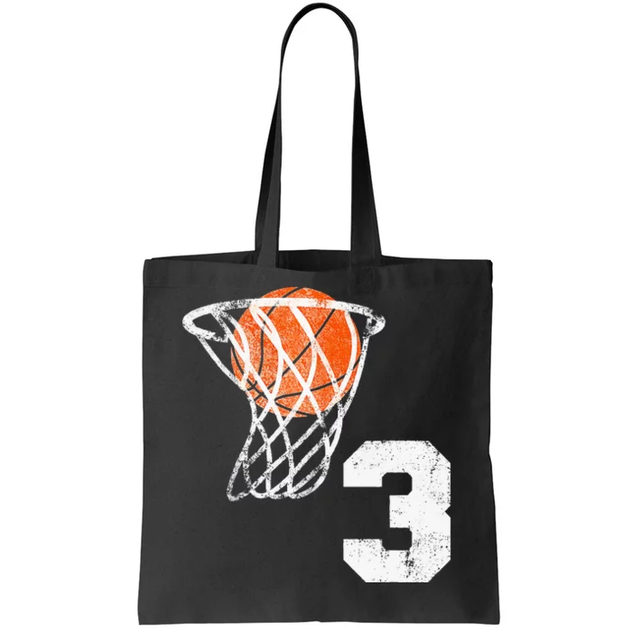 2020 3rd Birthday Basketball Three 3 Years Old Tote Bag