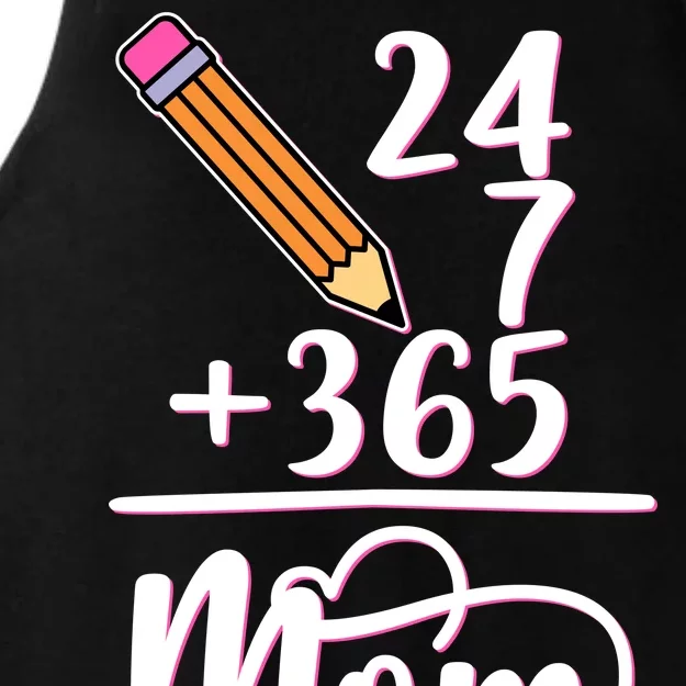 24 7 365 Days Mom Ladies Tri-Blend Wicking Tank