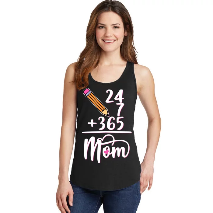 24 7 365 Days Mom Ladies Essential Tank