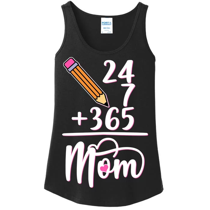 24 7 365 Days Mom Ladies Essential Tank