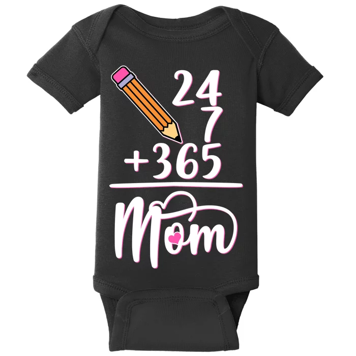 24 7 365 Days Mom Baby Bodysuit