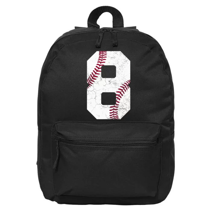 2015 8th Birthday Gift 8 Years Old Baseball Eighth Boy 16 in Basic Backpack