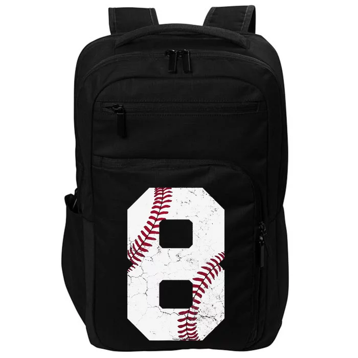 2016 8th Birthday Gift 8 Years Old Baseball Eighth Impact Tech Backpack