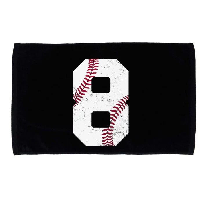 2016 8th Birthday Gift 8 Years Old Baseball Eighth Microfiber Hand Towel