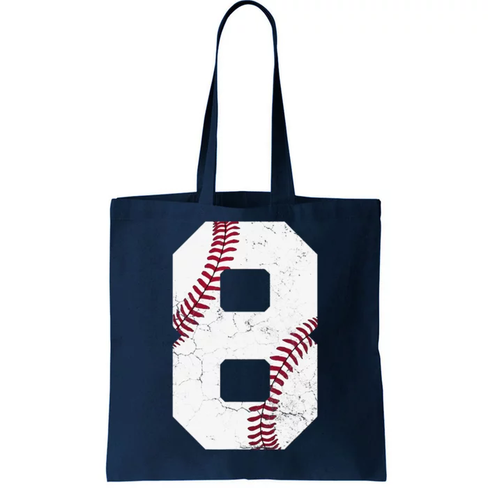 2016 8th Birthday Gift 8 Years Old Baseball Eighth Tote Bag