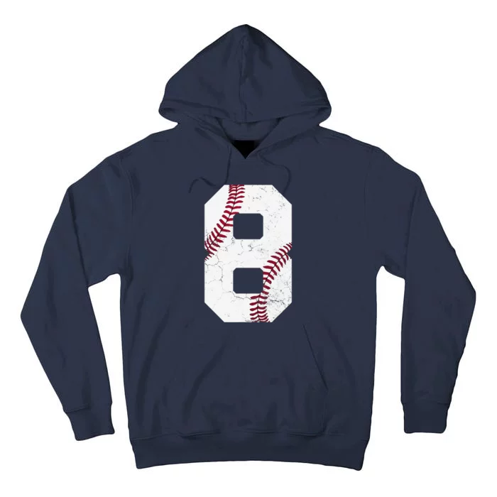 2016 8th Birthday Gift 8 Years Old Baseball Eighth Tall Hoodie