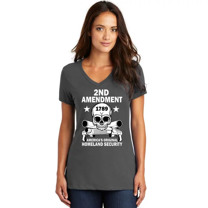 2nd Amendment 1789 Women's V-Neck T-Shirt