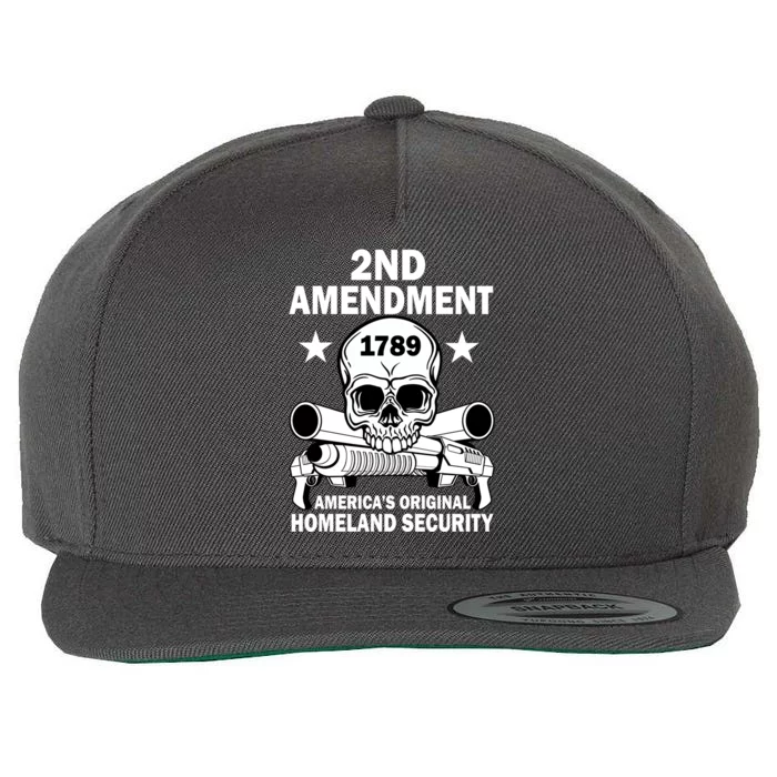 2nd Amendment 1789 Wool Snapback Cap