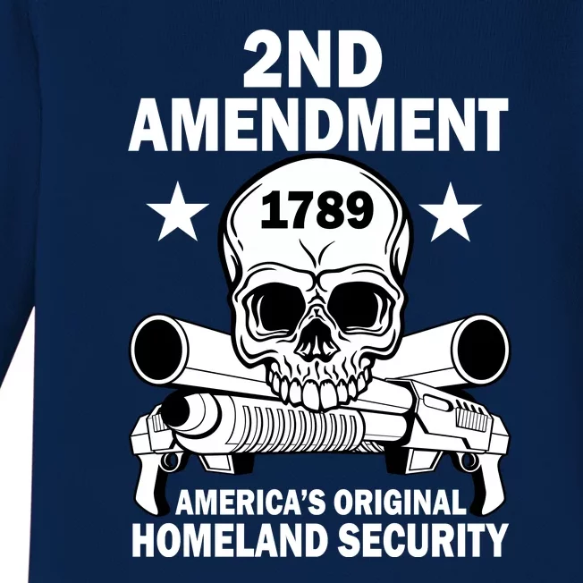 2nd Amendment 1789 Baby Long Sleeve Bodysuit