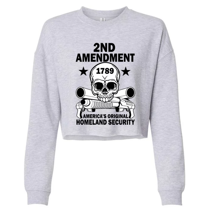 2nd Amendment 1789 Cropped Pullover Crew