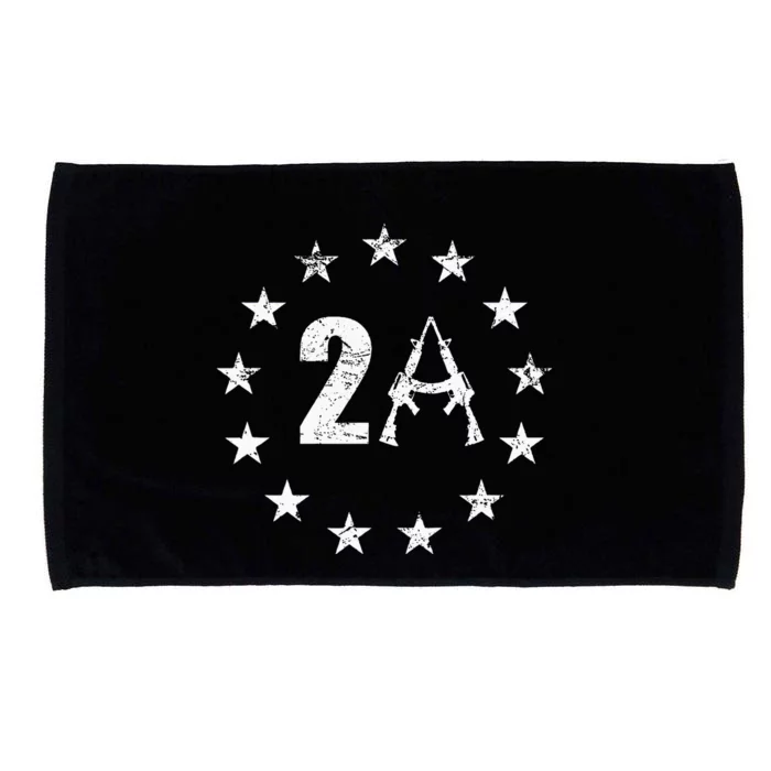 2nd Amendment 13 Stars Flag 2a Ar15 1776 I Will Not Comply Microfiber Hand Towel