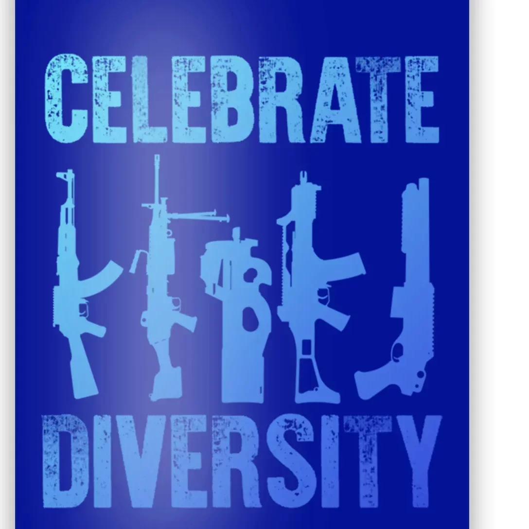 2Nd Adt 2A Pro Guns Celebrate Diversity Cool Gift Poster