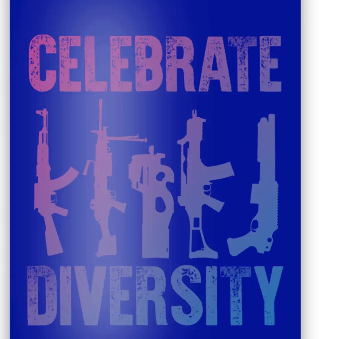 2Nd Adt 2A Pro Guns Celebrate Diversity Cool Gift Poster