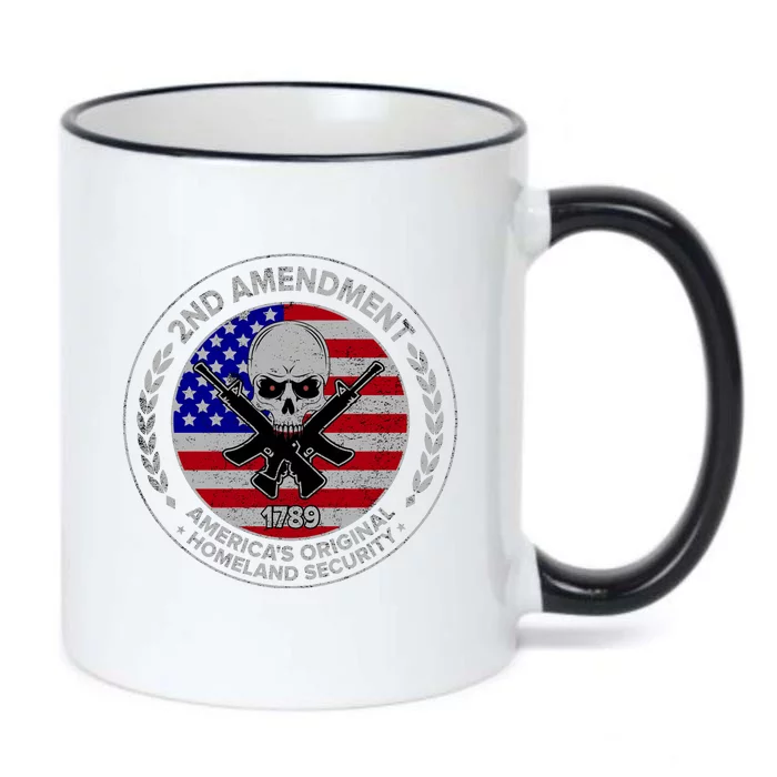 2nd Amendment America's Original Homeland Security 1789 Black Color Changing Mug