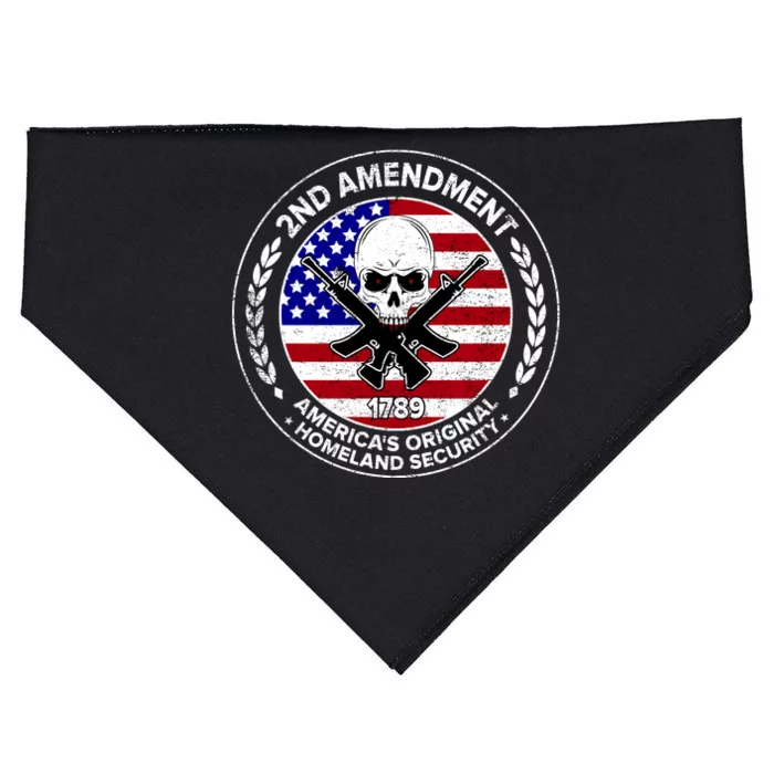 2nd Amendment America's Original Homeland Security 1789 USA-Made Doggie Bandana