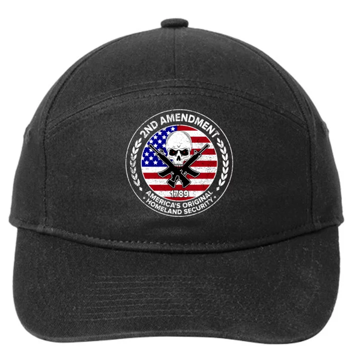 2nd Amendment America's Original Homeland Security 1789 7-Panel Snapback Hat