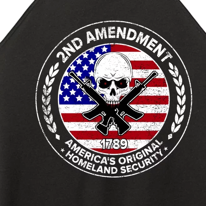 2nd Amendment America's Original Homeland Security 1789 Women’s Perfect Tri Rocker Tank