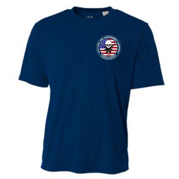 2nd Amendment America's Original Homeland Security 1789 Front And Back Front & Back Cooling Performance Crew T-Shirt