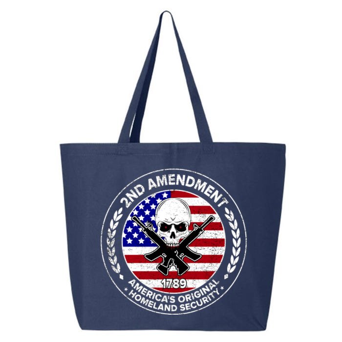 2nd Amendment America's Original Homeland Security 1789 Front And Back Front & Back 25L Jumbo Tote