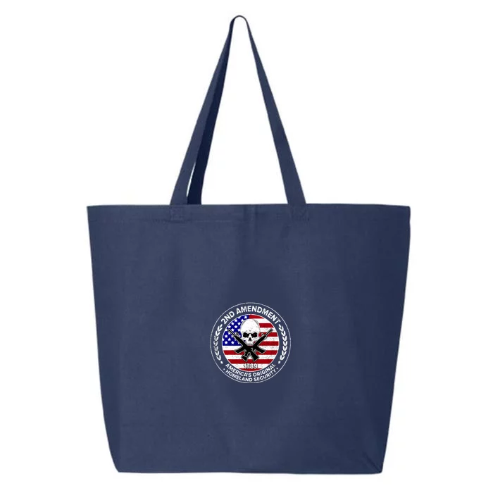 2nd Amendment America's Original Homeland Security 1789 Front And Back Front & Back 25L Jumbo Tote