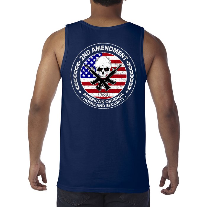 2nd Amendment America's Original Homeland Security 1789 Front And Back Front & Back Tank Top