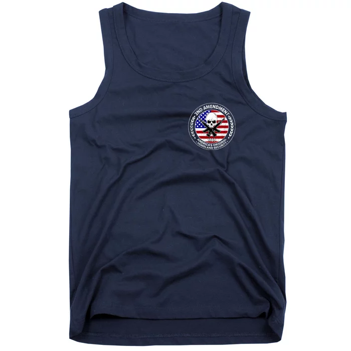 2nd Amendment America's Original Homeland Security 1789 Front And Back Front & Back Tank Top