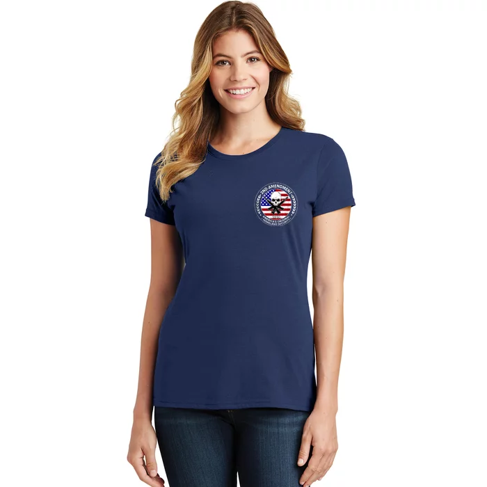 2nd Amendment America's Original Homeland Security 1789 Front And Back Front & Back Women's T-Shirt