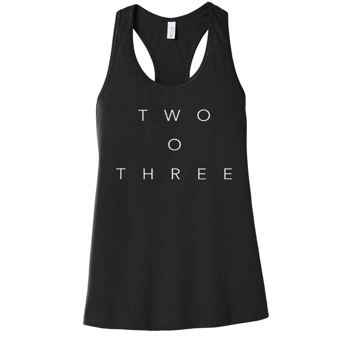 203 Area Code Connecticut Bridgeport Women's Racerback Tank