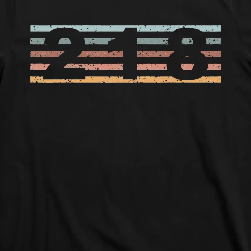 218 Area Code Retro Minnesota Duluth T-Shirt