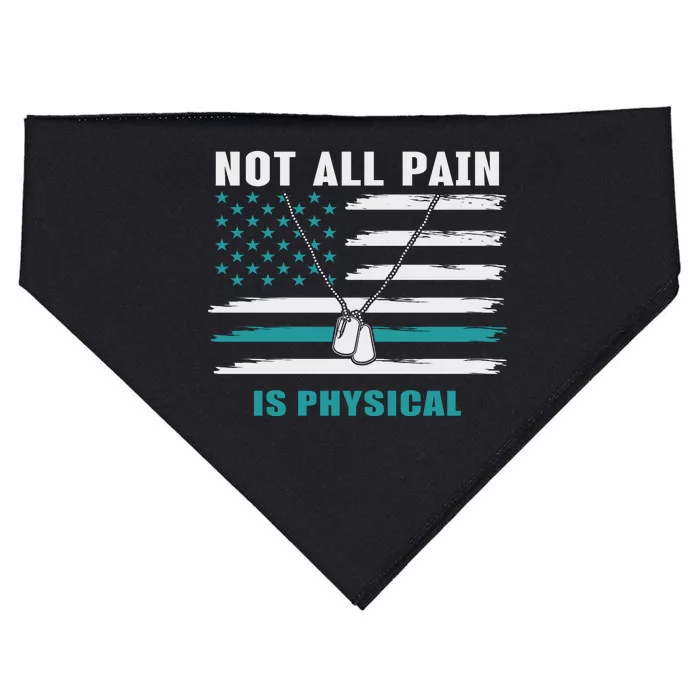 22 A Day Soldier Veteran PTSD Awareness USA-Made Doggie Bandana